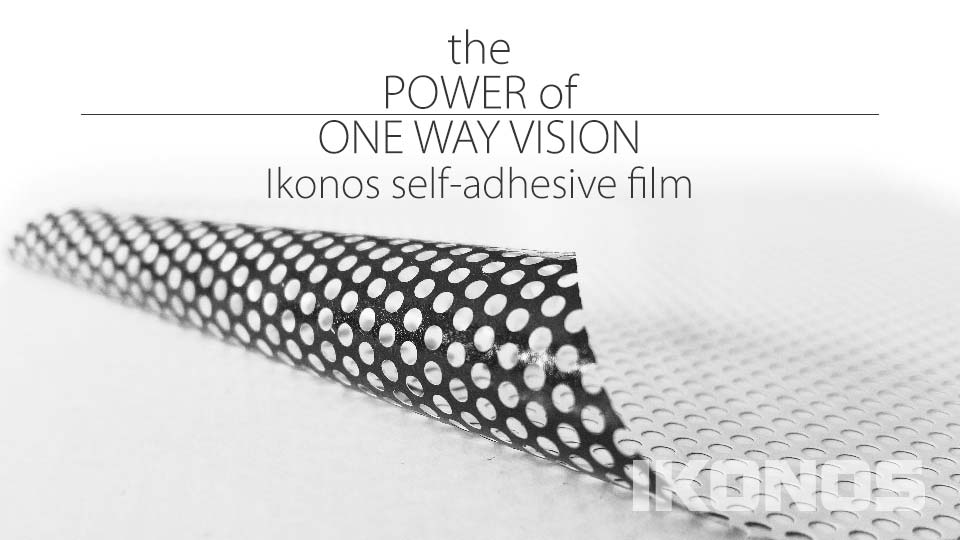 One Way Vision PVC film